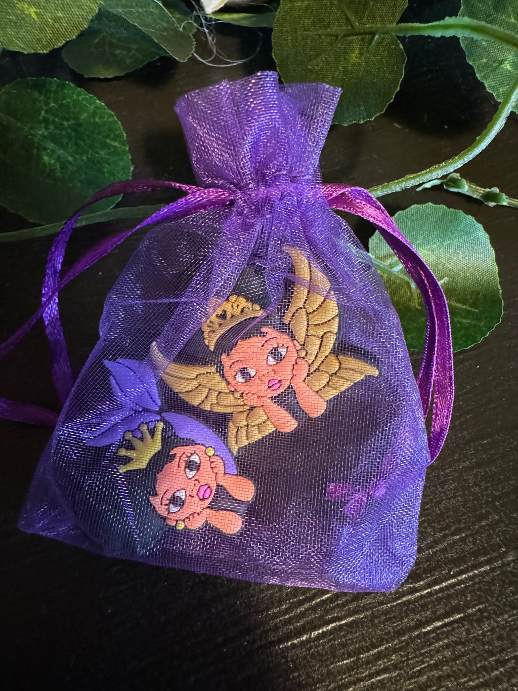 Afro Mermaid & Fairy Shoe Charms Set | Black Fantasy Shoe Charms