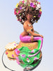 Brassy, the original Afro Mermaid statue, showcasing iconic presence, intricate details, and first-of-her-kind beauty